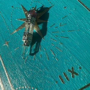 Amethyst and quartz Talisman necklace